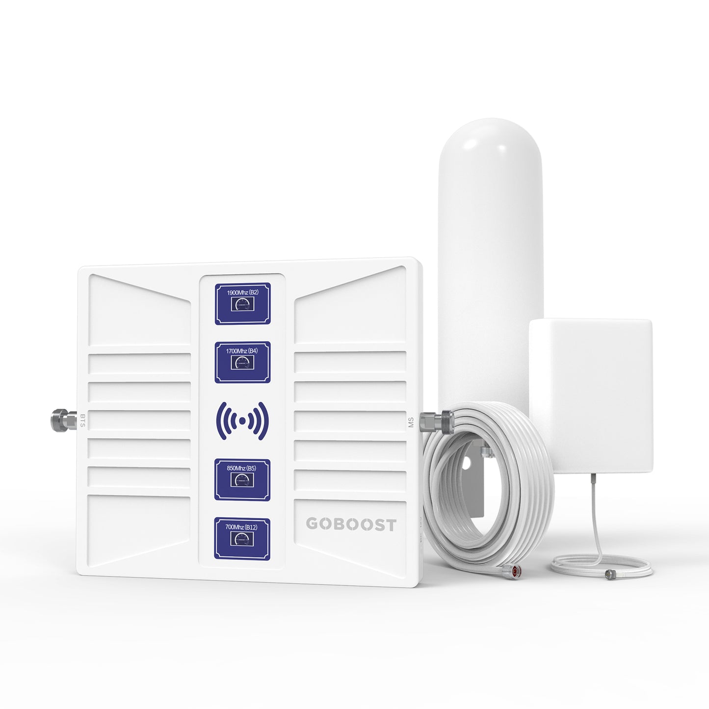 Quad-Band LTE Signal Booster Kit for Home & Office – Supports LTE B28, PCS, AWS, B7 (700/1900/2100/2600 MHz)