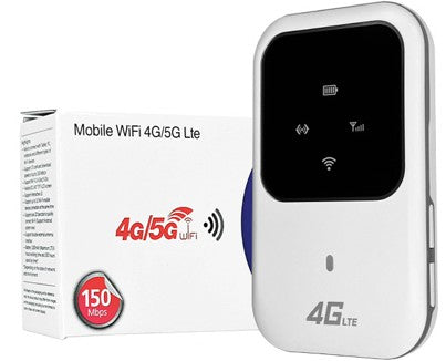 Portable 4G LTE WiFi Hotspot Router for Australia - Unlocked, Pocket-Sized, with 2100mAh Battery | Supports B1/B3/B5/B40 Bands
