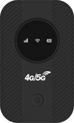 Portable 4G LTE WiFi Router | SIM Card Slot & 2100mAh Battery | Backup Internet & Travel Hotspot (EU/Asia Version)