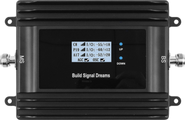 Tri-Band Cell Phone Signal Booster with App Control – 65-70dBi Gain, Supports 4-10 Indoor Antennas, Covers 300㎡+ for 800/900/1800/2100MHz Bands