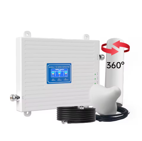Best Tri-Band 3G/4G Mobile Signal Repeater 900/1800/2100 with WiFi for Stronger Reception 4G Signal Booster for GSM Network