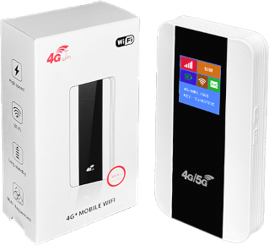 Portable 4G LTE Mobile Broadband Hotspot for Office | 300Mbps High-Speed WiFi | 3000mAh Battery | Dual SIM Support (EU/US Versions)