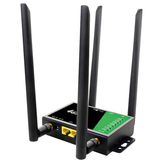 300Mbps 4G LTE Mobile Broadband WiFi Router for Home | Dual SIM Card & Ethernet Ports | Supports FDD Bands 1,3,5,7,8,20 & TDD Bands 38,40,41